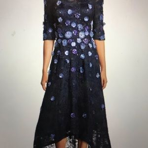 Ricky Freeman for Teri Jon Hi/lo evening dress